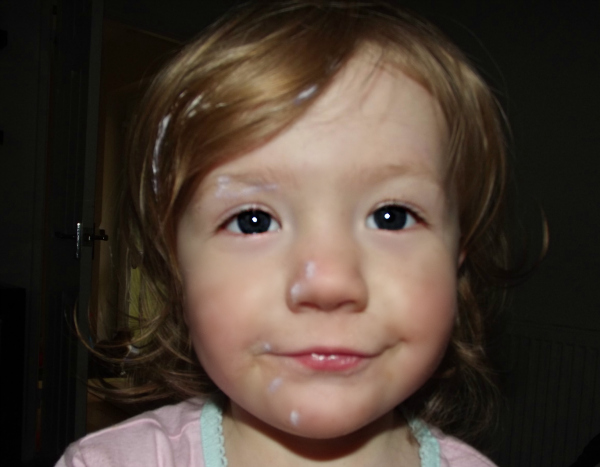 Amy has had fun with the Sudocrem again