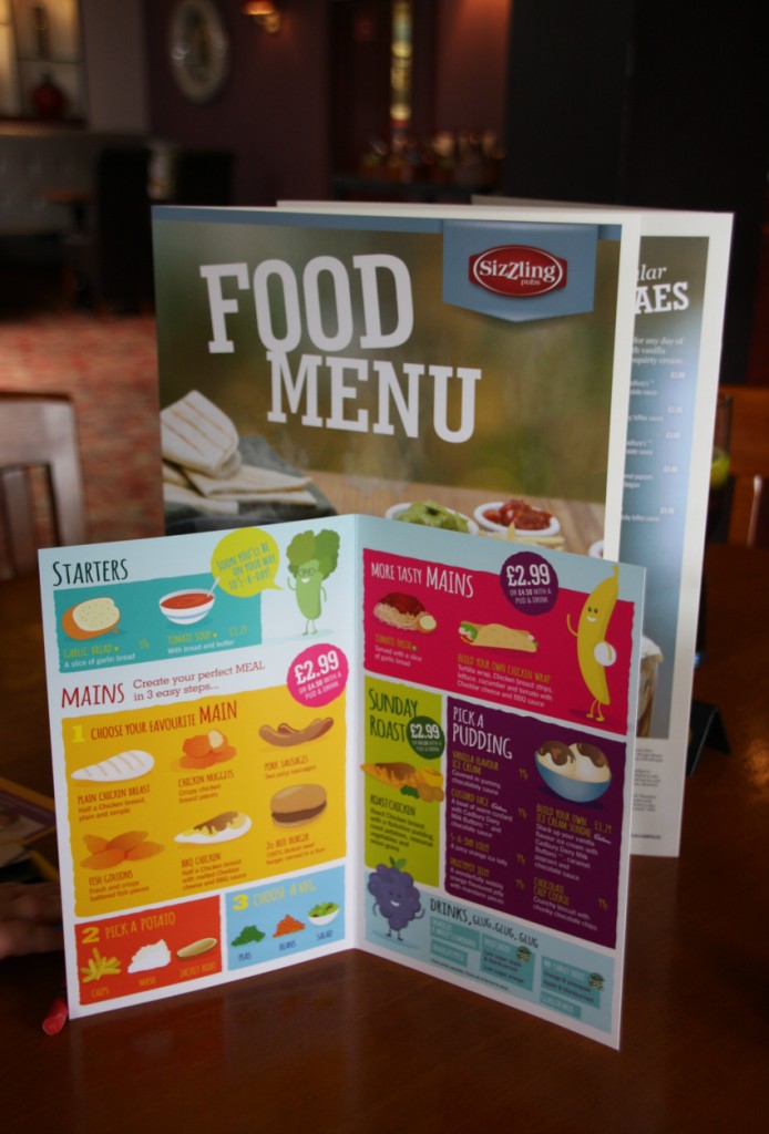 new menu sizzling pub blue bowl hanham Bristol