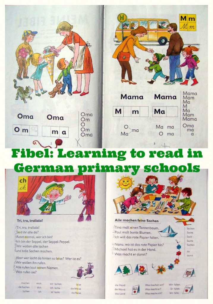 On your first day at school in Germany, you are given a copy of the Fibel. Learning to read in German primary schools