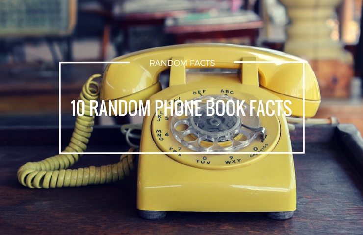 10 random telephone book facts