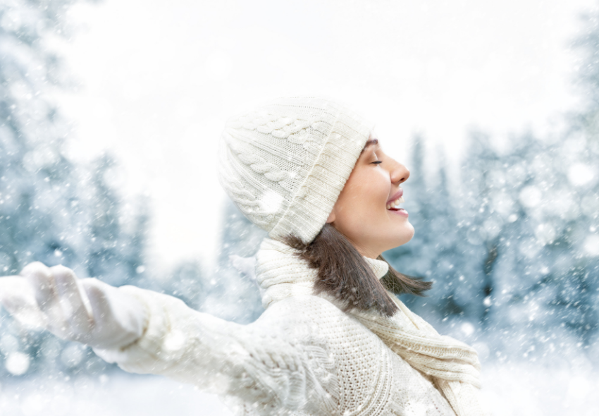 go outside in winter