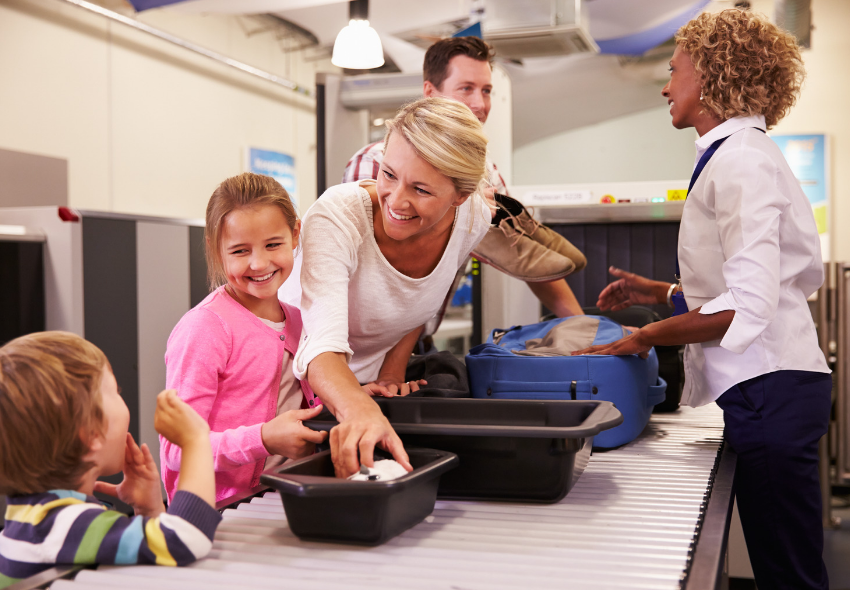 flying with children